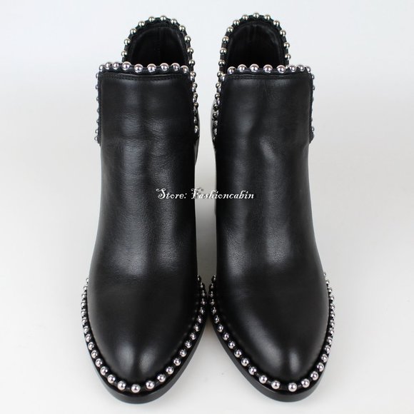 New ALEXANDER WANG Gabi Studded Booties - Picture 3 of 13